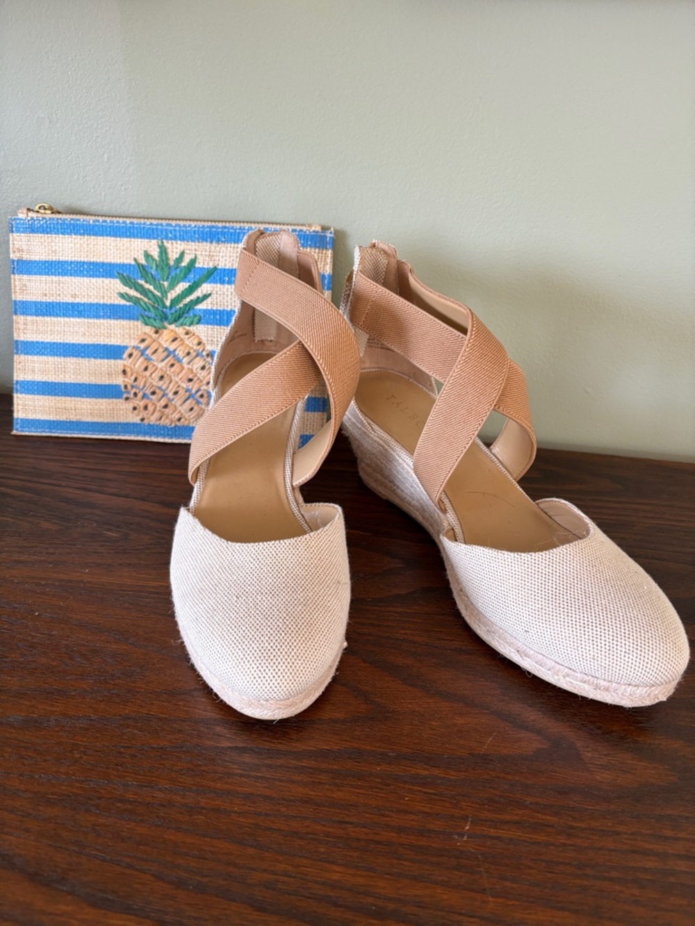 Talbots Lyndsay Espadrille Wedge Sandals
